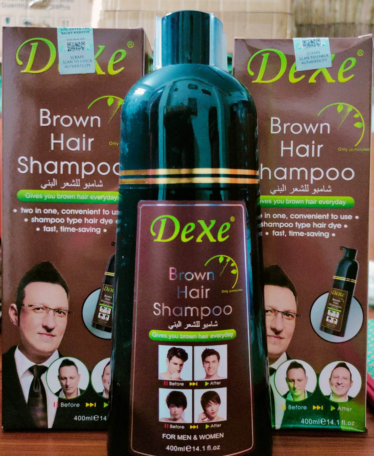 Dexe Brown Colour Shampoo